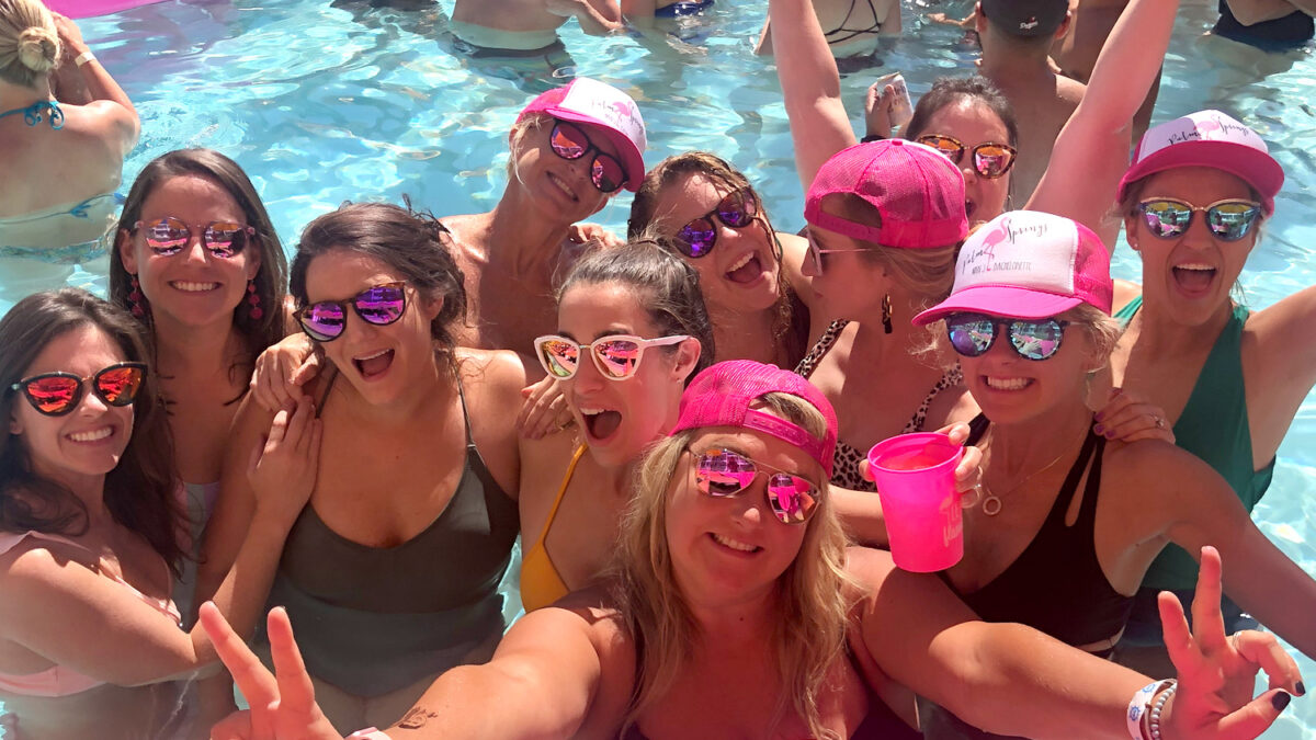 beach and pool themed bachelorette parties