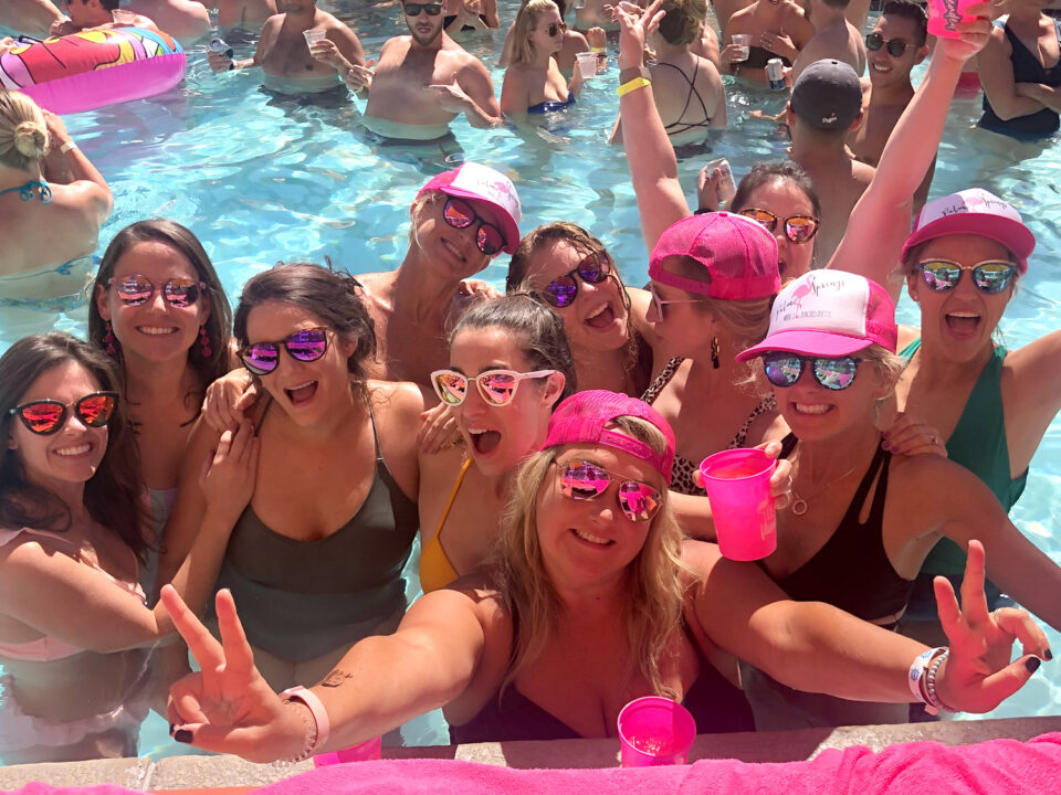 beach and pool themed bachelorette parties